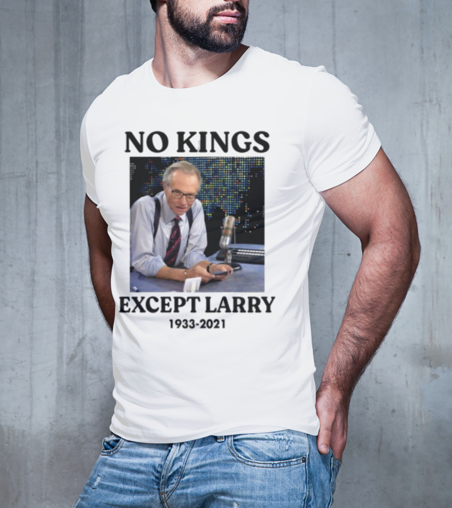 Justinboldaji Fuck Ice No Kings Except Larry 1933 2021 T-Shirt
