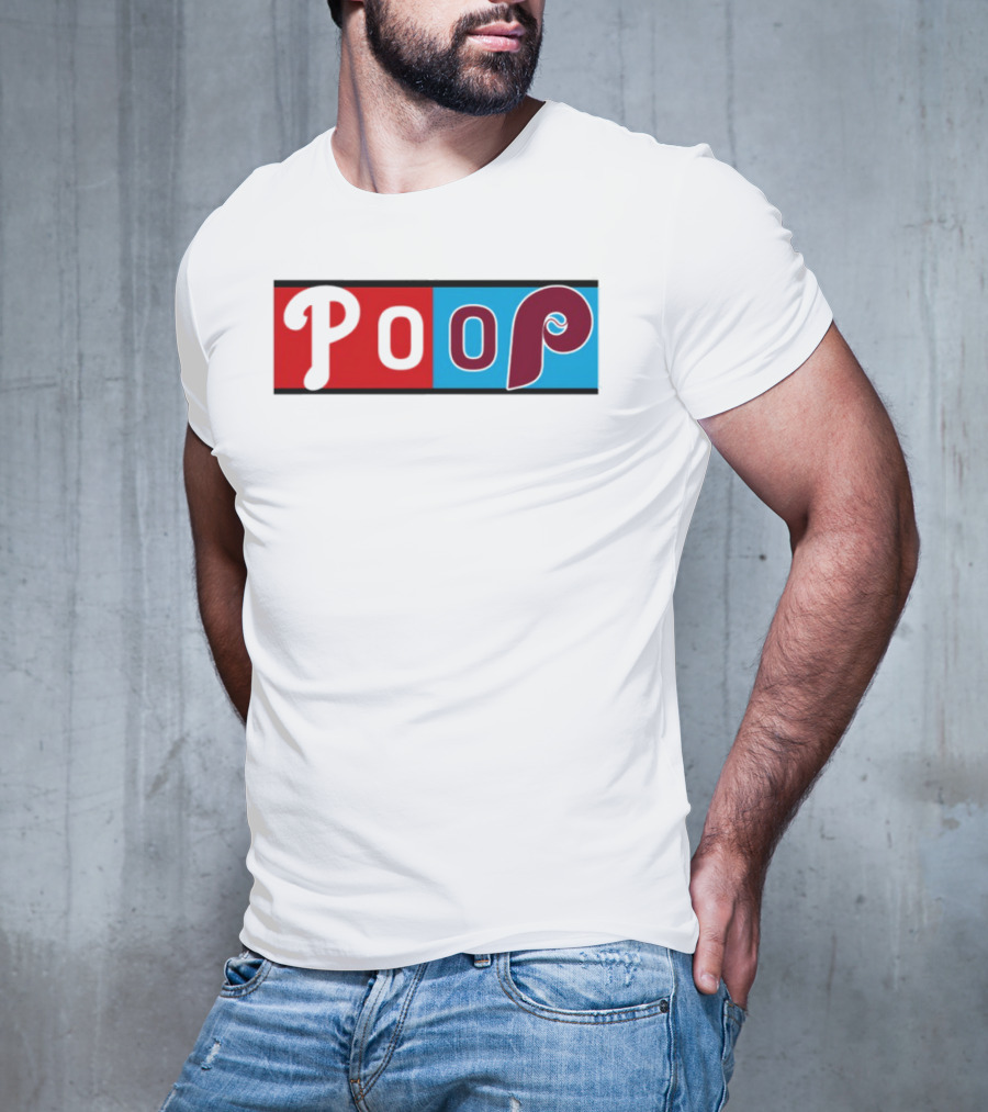 Poop Game Parody Iconic Logo Style T-Shirt