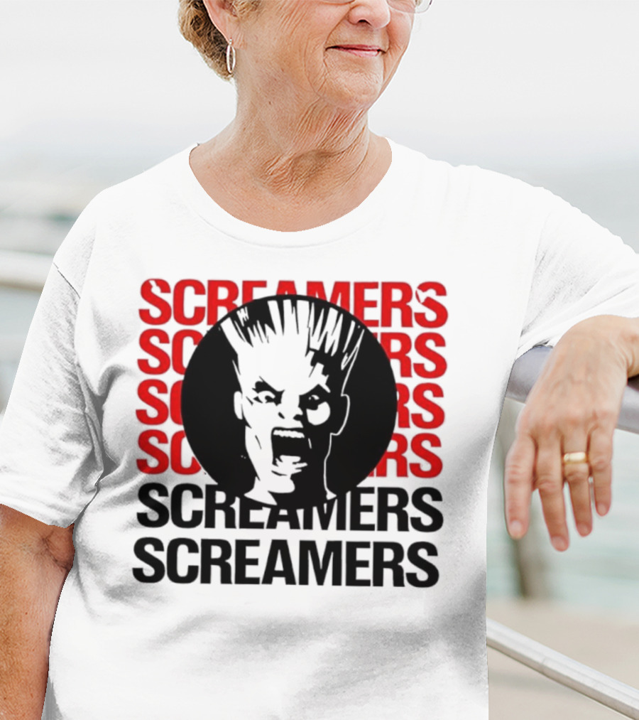 Screamers Demos Album Punk Iconic Silhouette T-Shirt