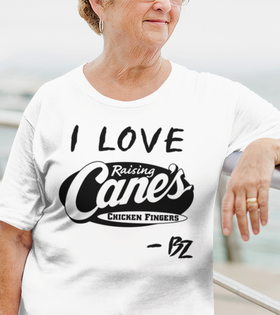 Bailey Zimmerman I Love Raising Cane’s Chicken Fingers FZ T-Shirt