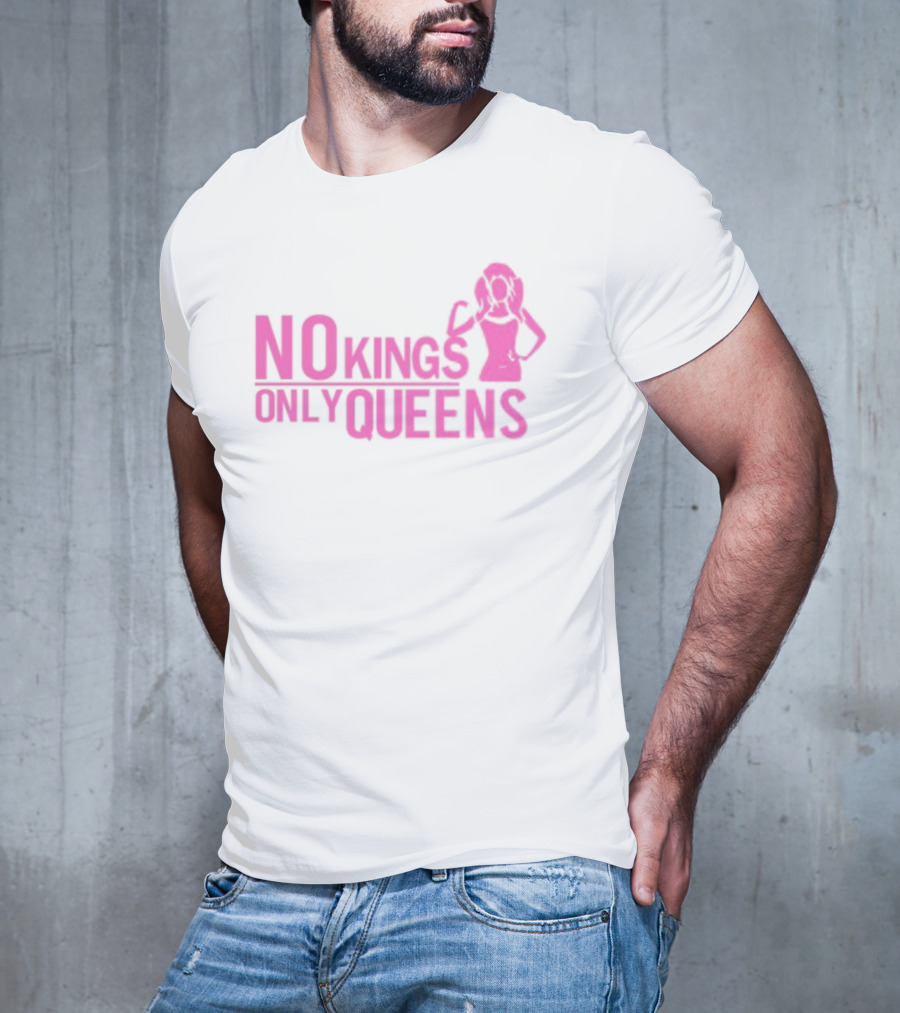 Mrwilliamsprek No Kings Only Queens Empowerment Pink Iconic Statement T-Shirt