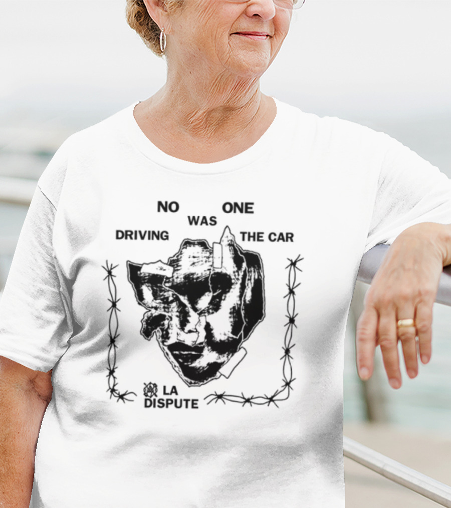 La Dispute No One Was Driving The Car Floral Heart Design T-Shirt