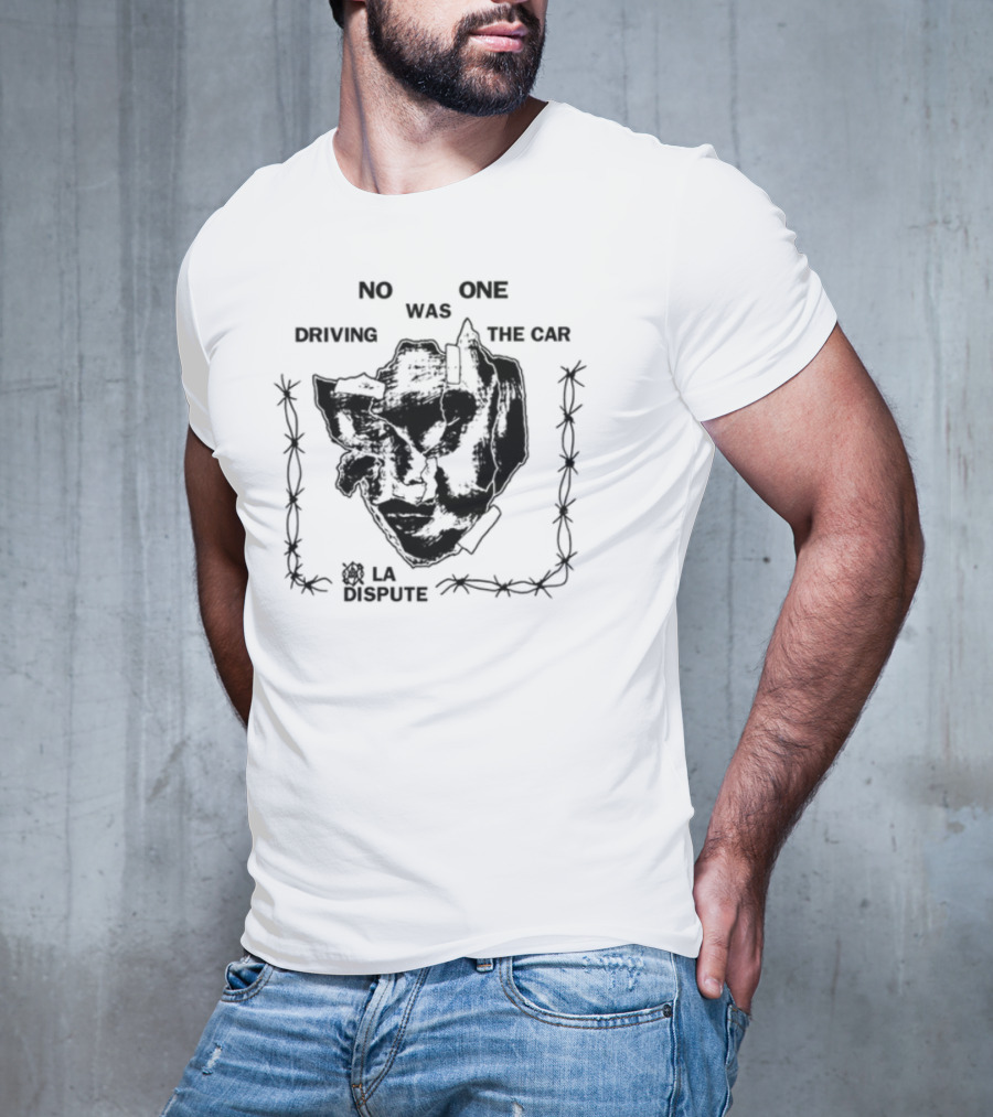 La Dispute No One Was Driving The Car Floral Heart Design T-Shirt