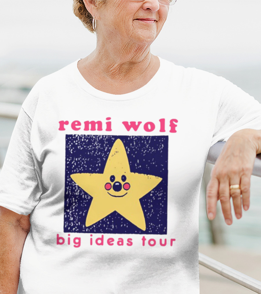 Remi Wolf Big Ideas Tour Smiling Star T-Shirt