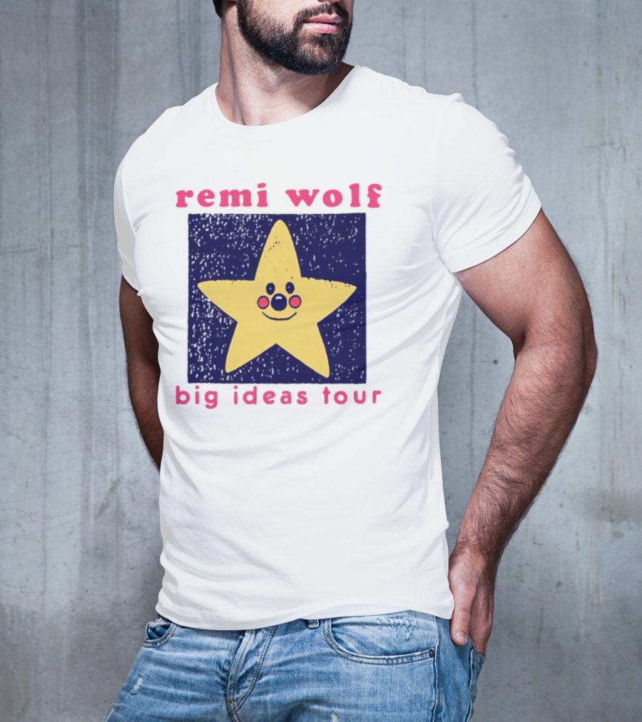 Remi Wolf Big Ideas Tour Smiling Star T-Shirt