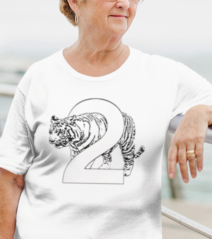 222 Pixel Tiger Graphic Wild Style T-Shirt