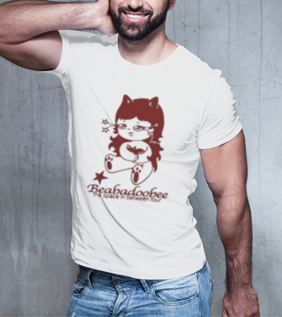 Beabadoobee The Space In Between Tour Cat Ears Character This Is How Tomorrow Moves T-Shirt