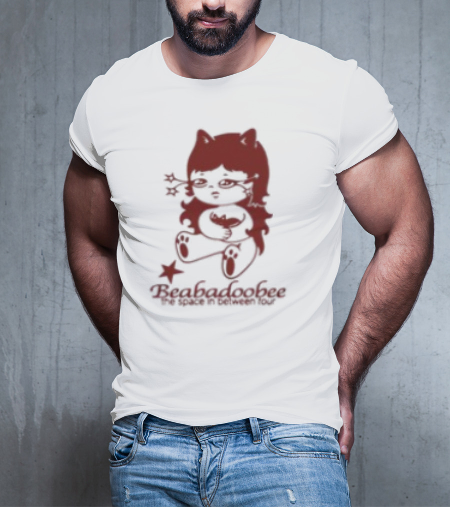 Beabadoobee The Space In Between Tour Cat Ears Character This Is How Tomorrow Moves T-Shirt
