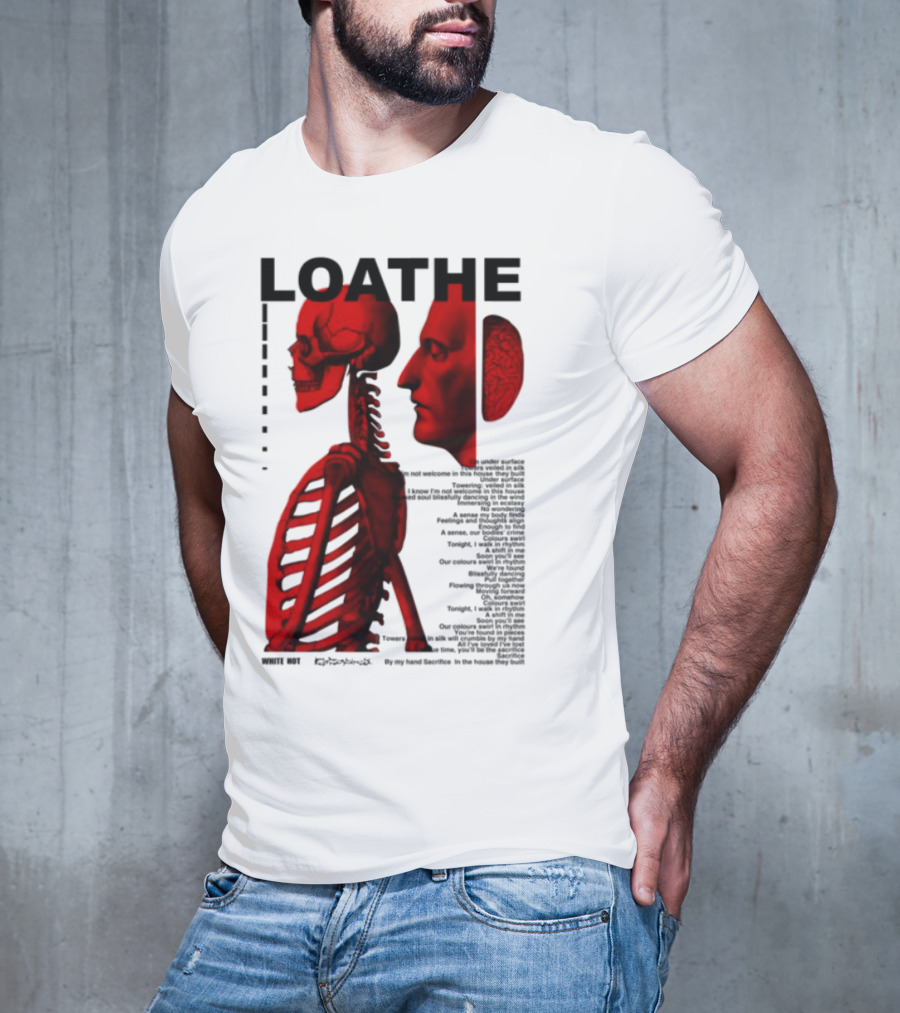 Loathe Anatomy Skull And Brain Illustration T-Shirt