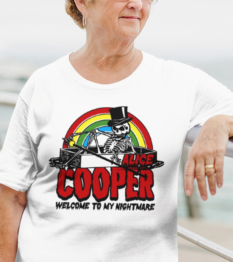 Alice Cooper Welcome To My Nightmare Rainbow Edition T-Shirt
