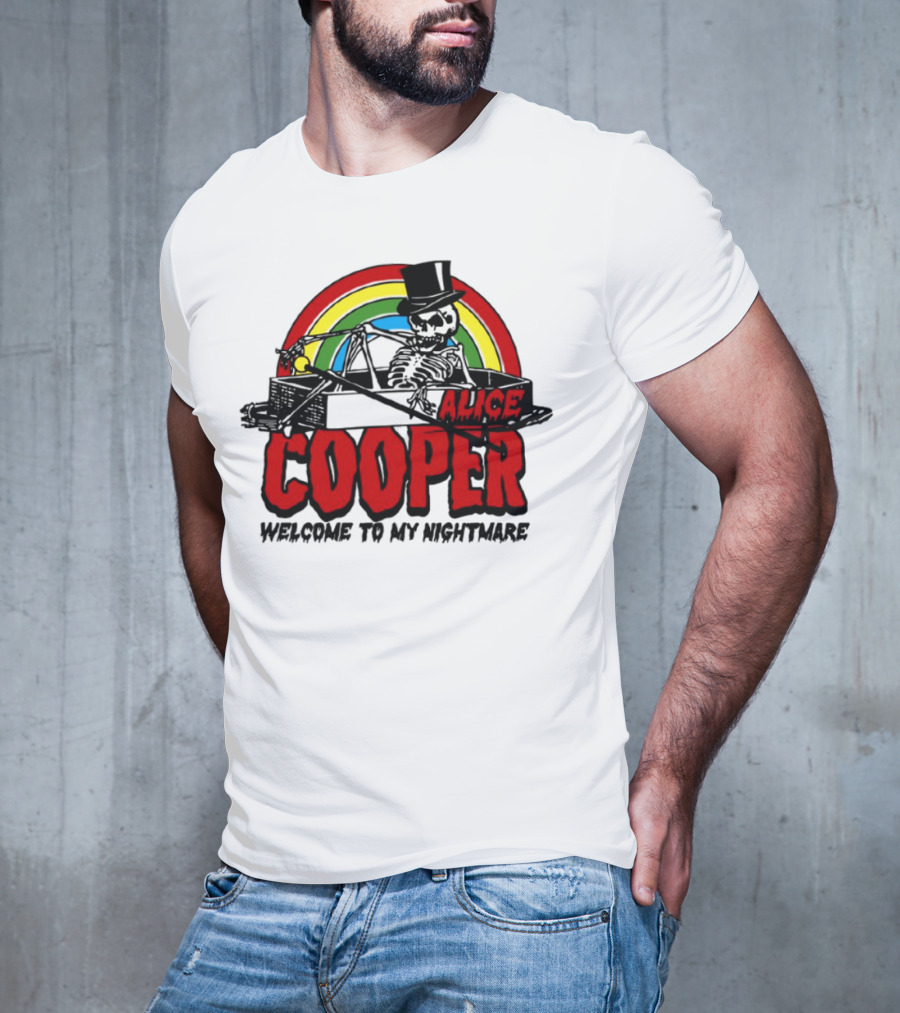 Alice Cooper Welcome To My Nightmare Rainbow Edition T-Shirt