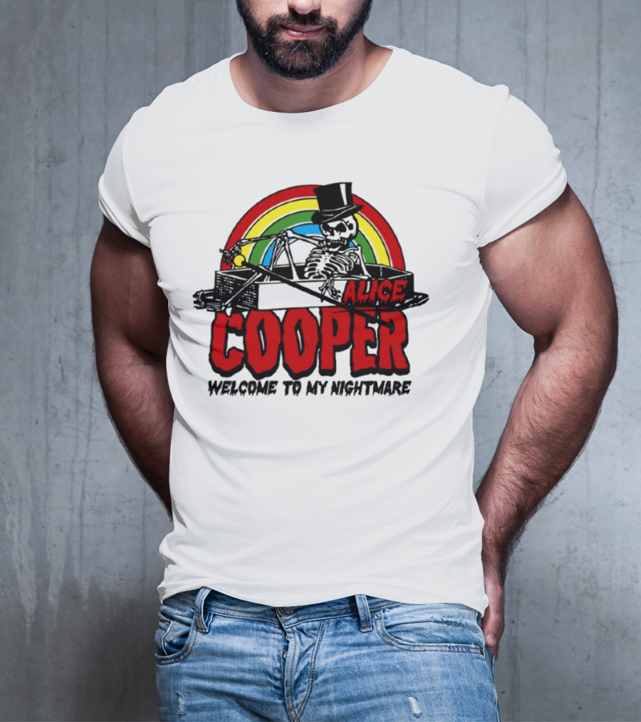 Alice Cooper Welcome To My Nightmare Rainbow Edition T-Shirt