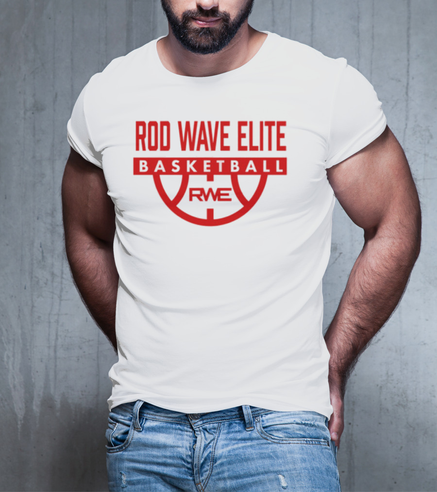 Rod Wave Elite Basketball RWE Performance White T-Shirt