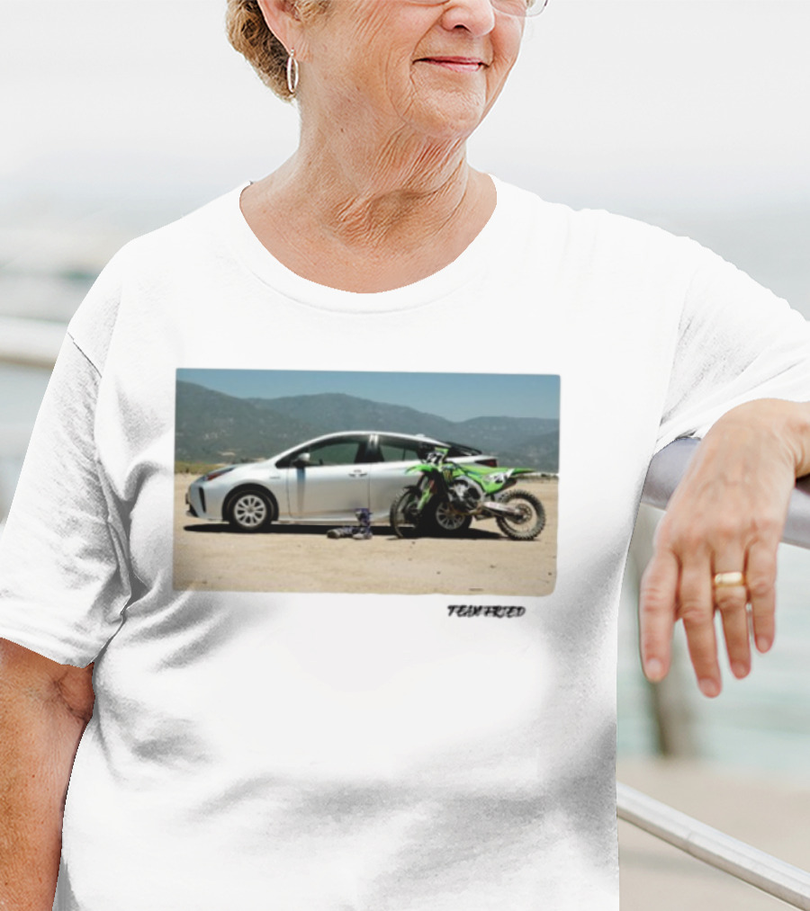 Team Fried Foreign Prius Dirt Bike Adventure TRVRD T-Shirt