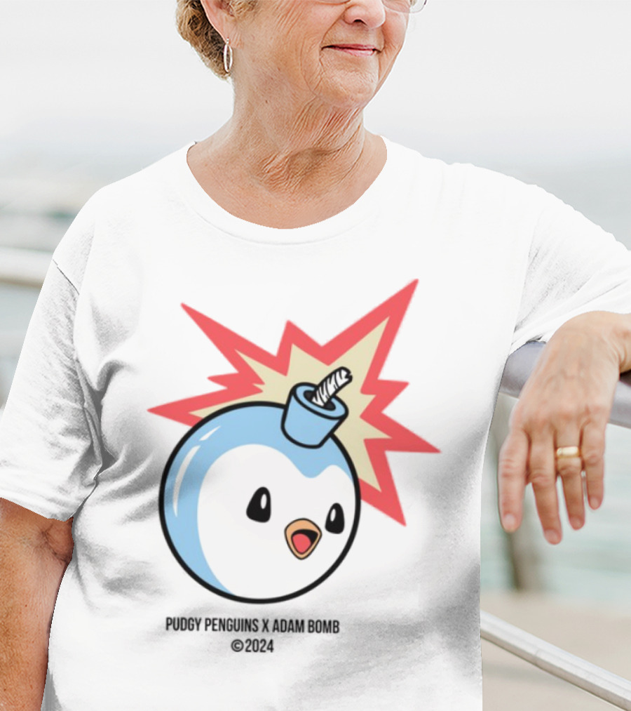 The Hundreds Pudgy Penguins Adam Bomb Collaboration 2023 T-Shirt