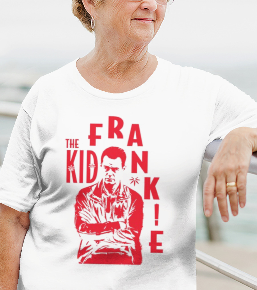 The Kid Frankie Kush Red Bold Text Outline T-Shirt