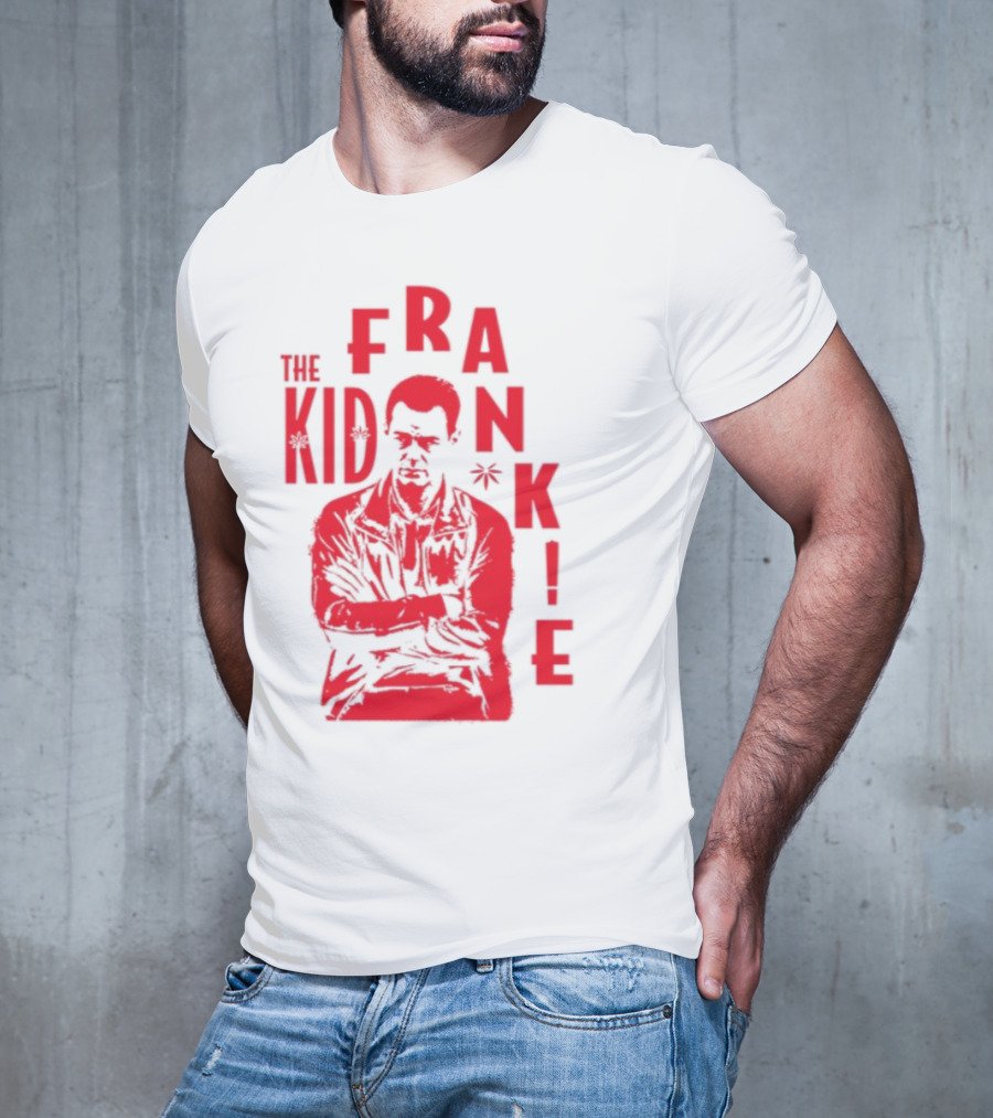 The Kid Frankie Kush Red Bold Text Outline T-Shirt
