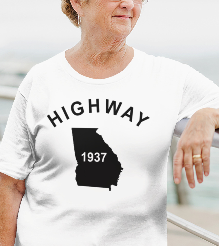 Highway 1937 Georgia Map Design Tyrus T-Shirt