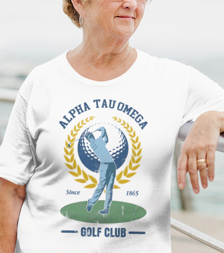 Alpha Tau Omega Golf Club Vintage Design Since 1865 T-Shirt