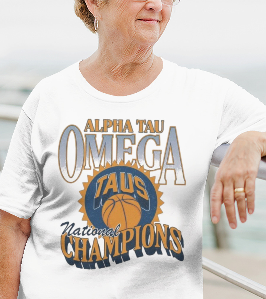 Alpha Tau Omega TAUS National Champions Basketball T-Shirt