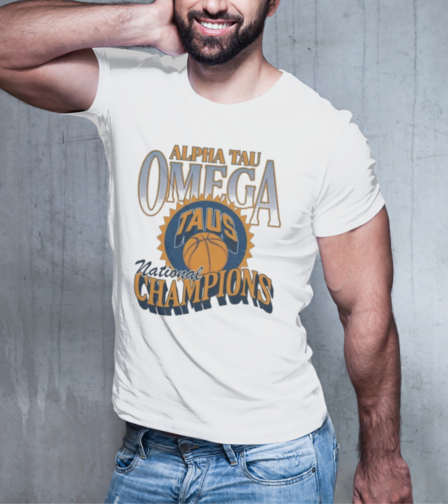 Alpha Tau Omega TAUS National Champions Basketball T-Shirt