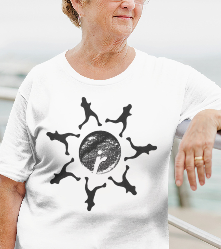 Insomniac Records Non Stop Raving Dance Vinyl Sunburst T-Shirt