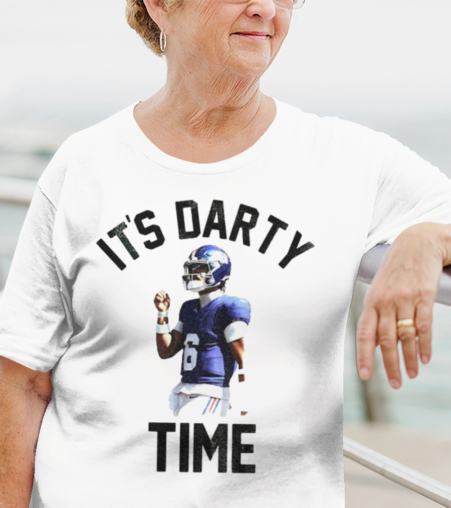 Jaxson Dart It's Darty Time New York Giants Football NFL 2025 T-Shirt