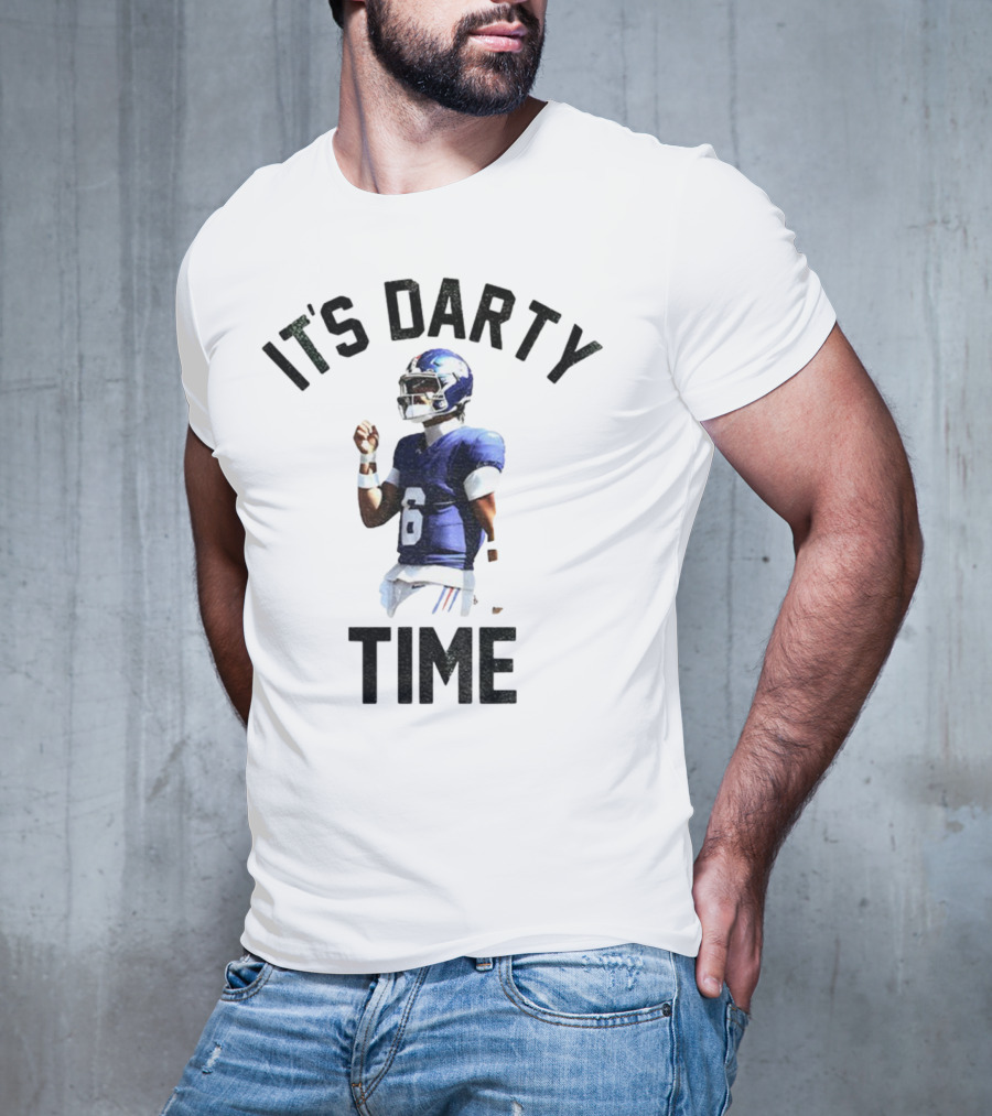 Jaxson Dart It's Darty Time New York Giants Football NFL 2025 T-Shirt
