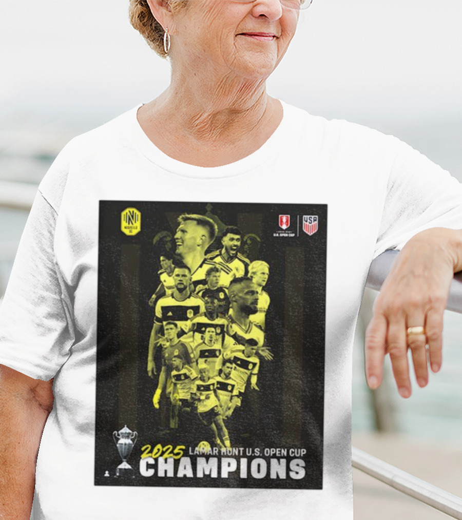 Nashville SC 2025 Lamar Hunt U.S. Open Cup Champions T-Shirt