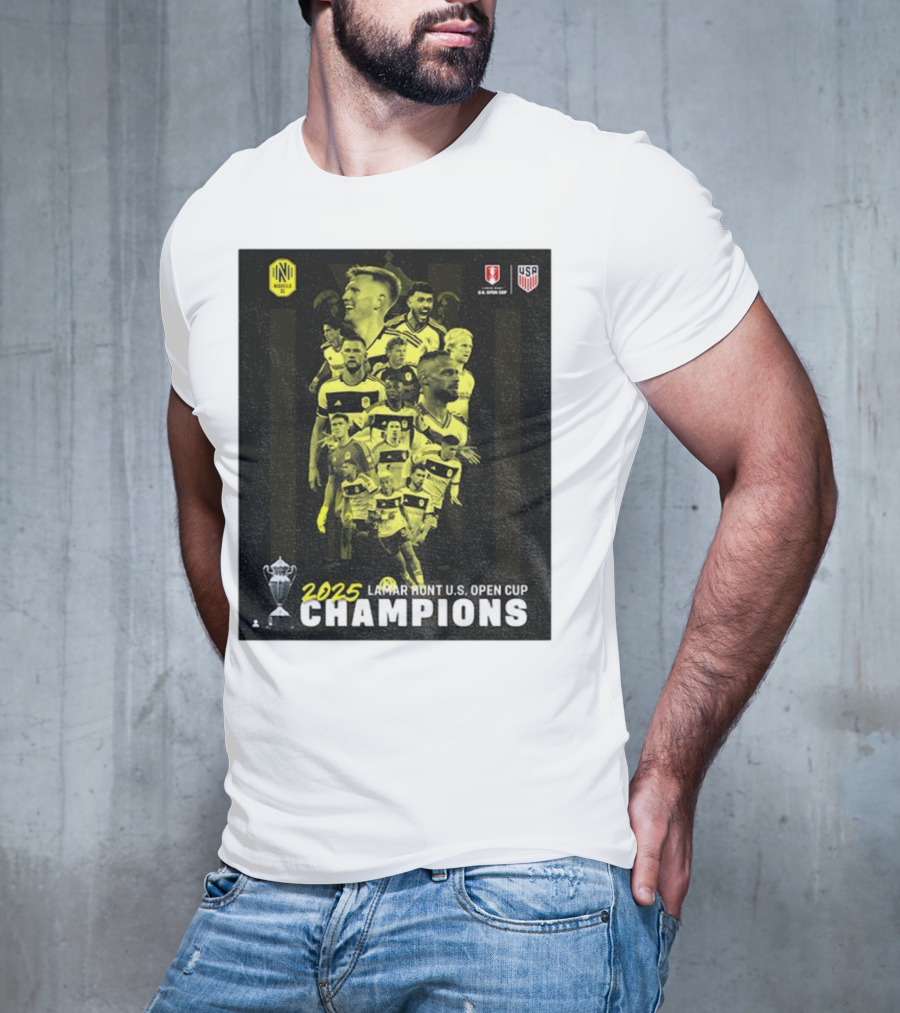 Nashville SC 2025 Lamar Hunt U.S. Open Cup Champions T-Shirt
