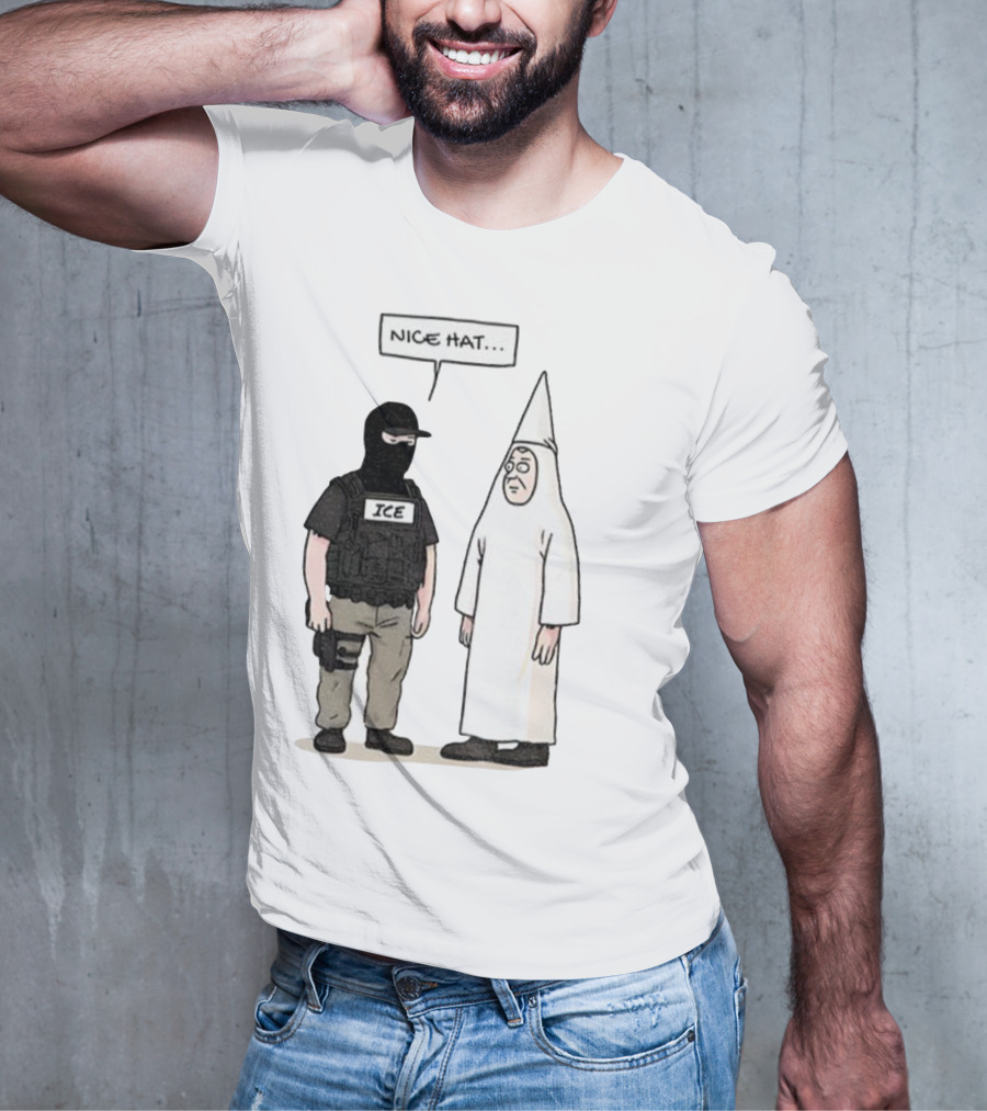 Subtle Fuck Trump Fuck ICE Nice Hat T-Shirt