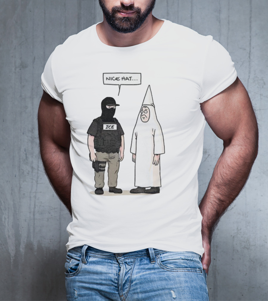 Subtle Fuck Trump Fuck ICE Nice Hat T-Shirt