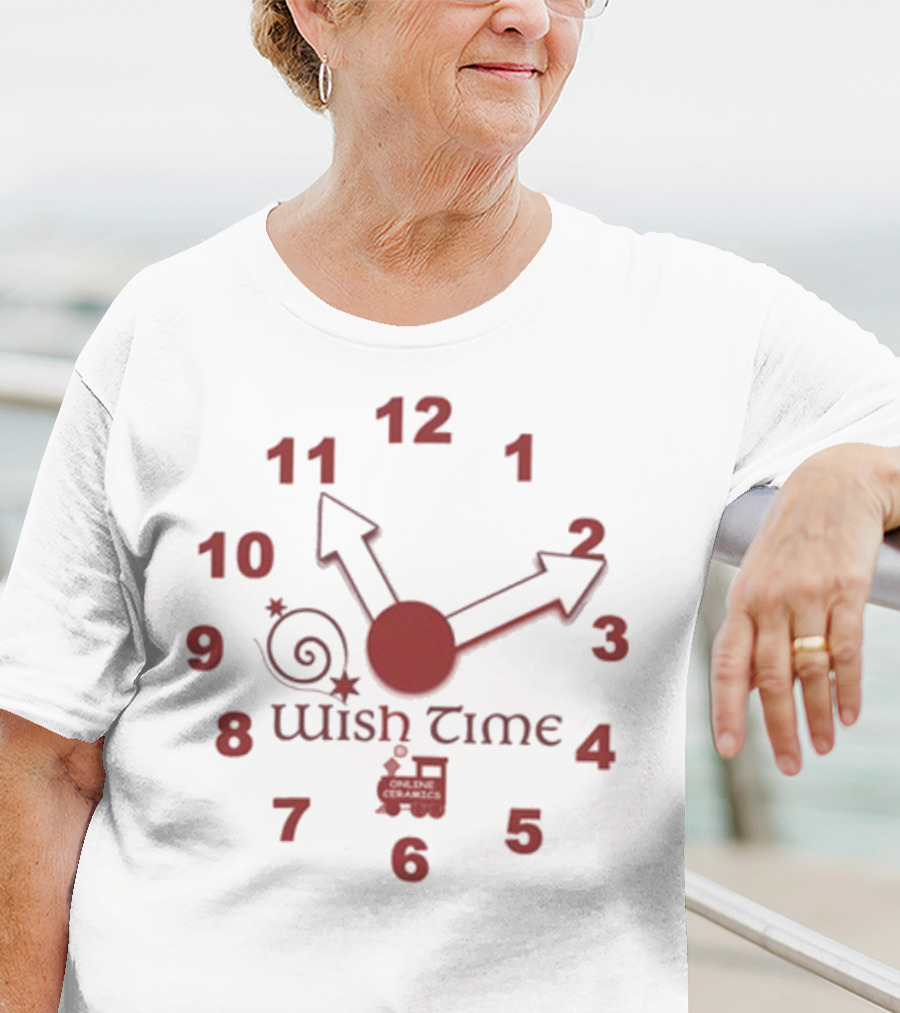 Wish Time With Train And Spirals Theme T-Shirt