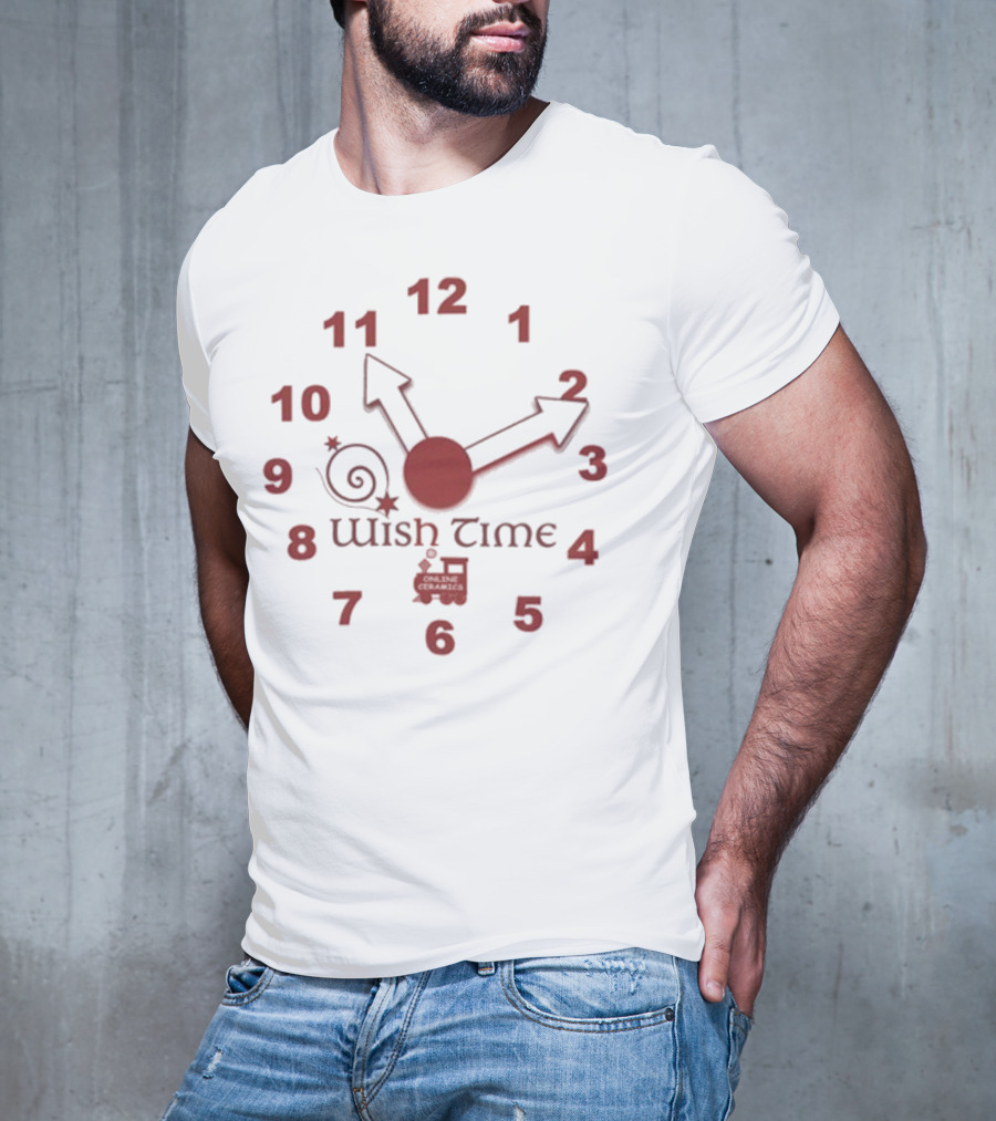 Wish Time With Train And Spirals Theme T-Shirt