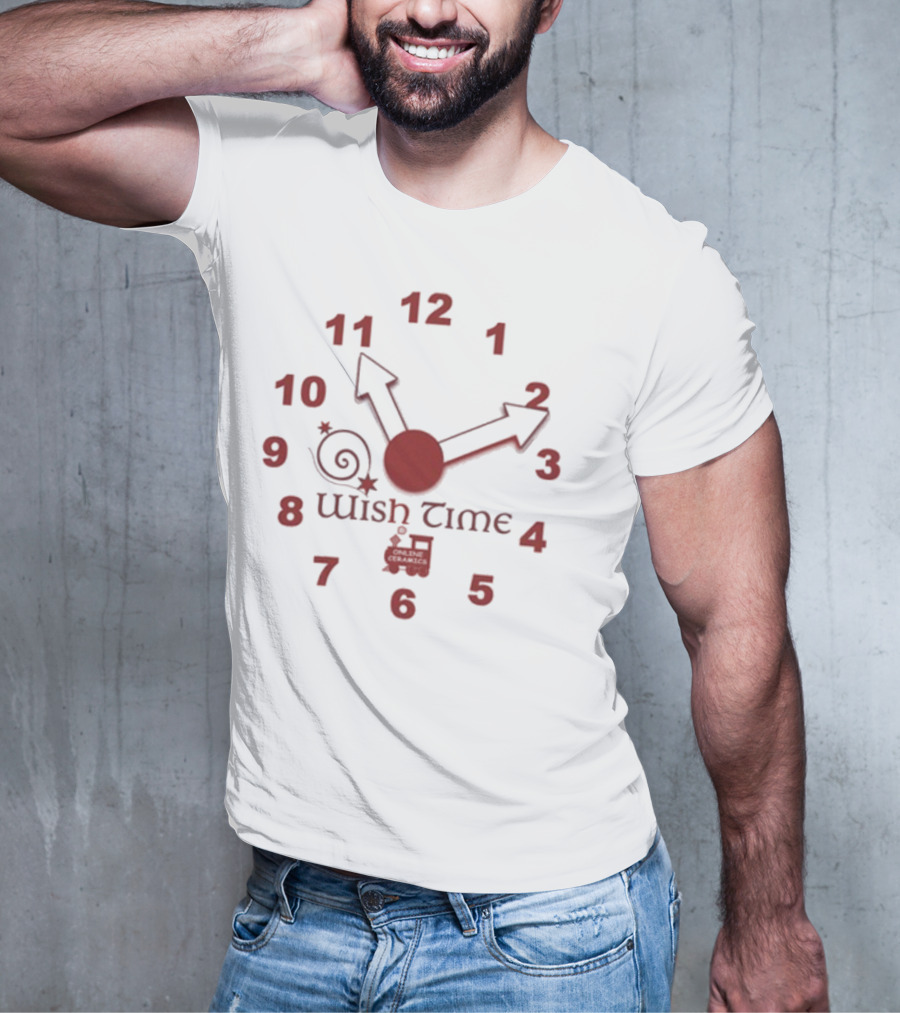 Wish Time With Train And Spirals Theme T-Shirt