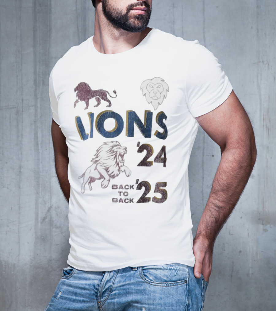 Lions Pride Back To Back '24 '25 T-Shirt