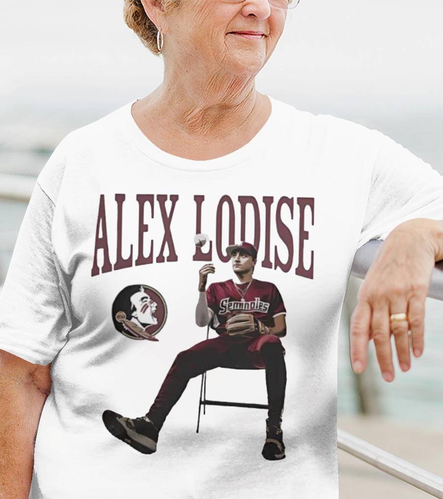 Florida State Seminoles Alex Lodise FSU Baseball Seminoles Icon T-Shirt