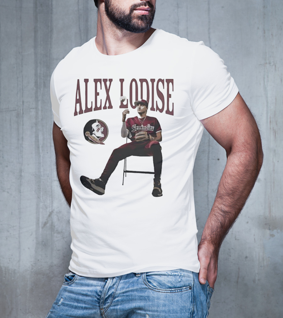 Florida State Seminoles Alex Lodise FSU Baseball Seminoles Icon T-Shirt