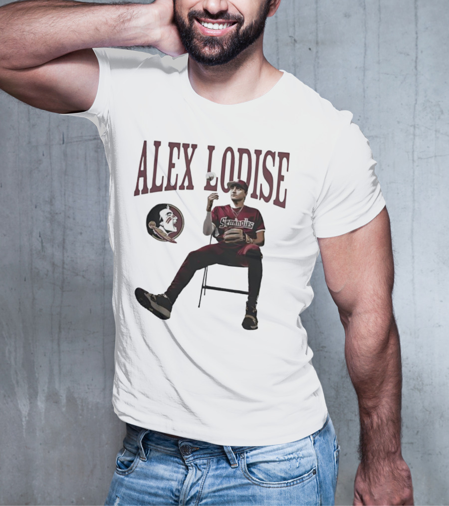 Florida State Seminoles Alex Lodise FSU Baseball Seminoles Icon T-Shirt