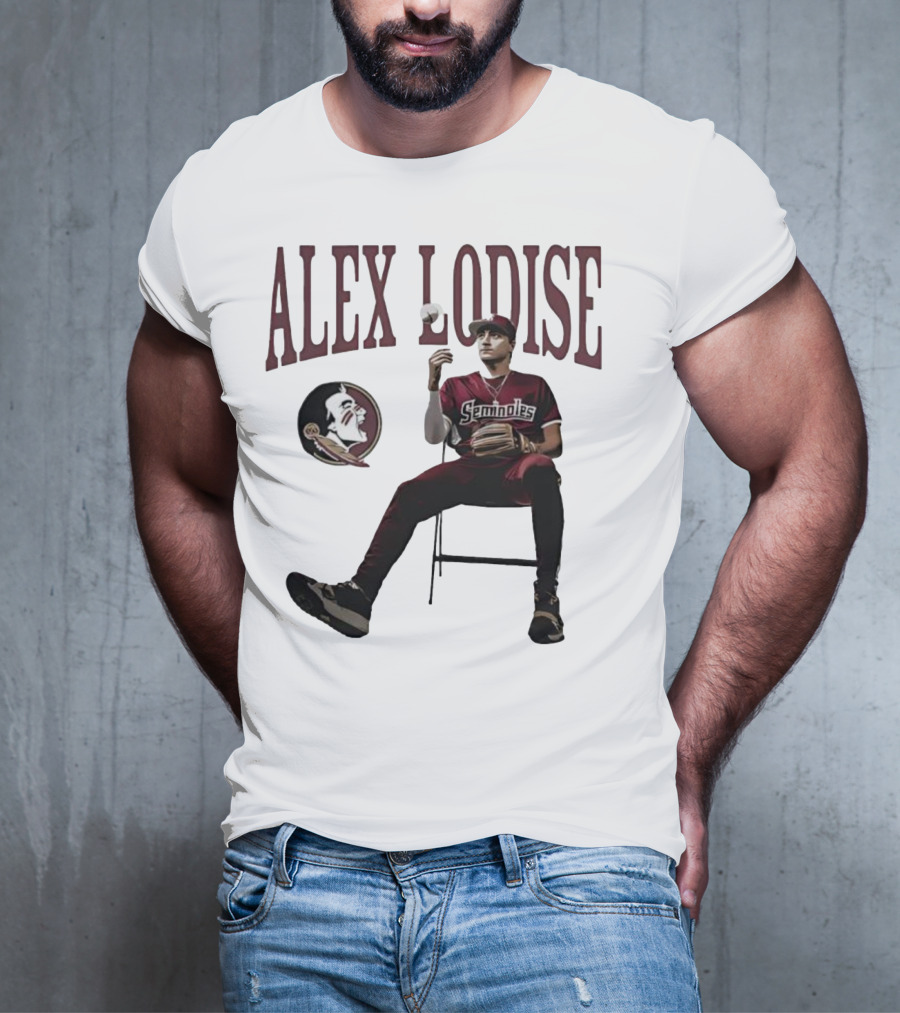 Florida State Seminoles Alex Lodise FSU Baseball Seminoles Icon T-Shirt