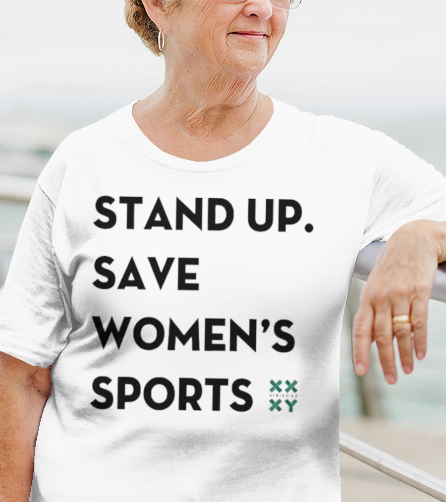 Jennifer Sey Stand Up Save Women’s Sports XX XY T-Shirt