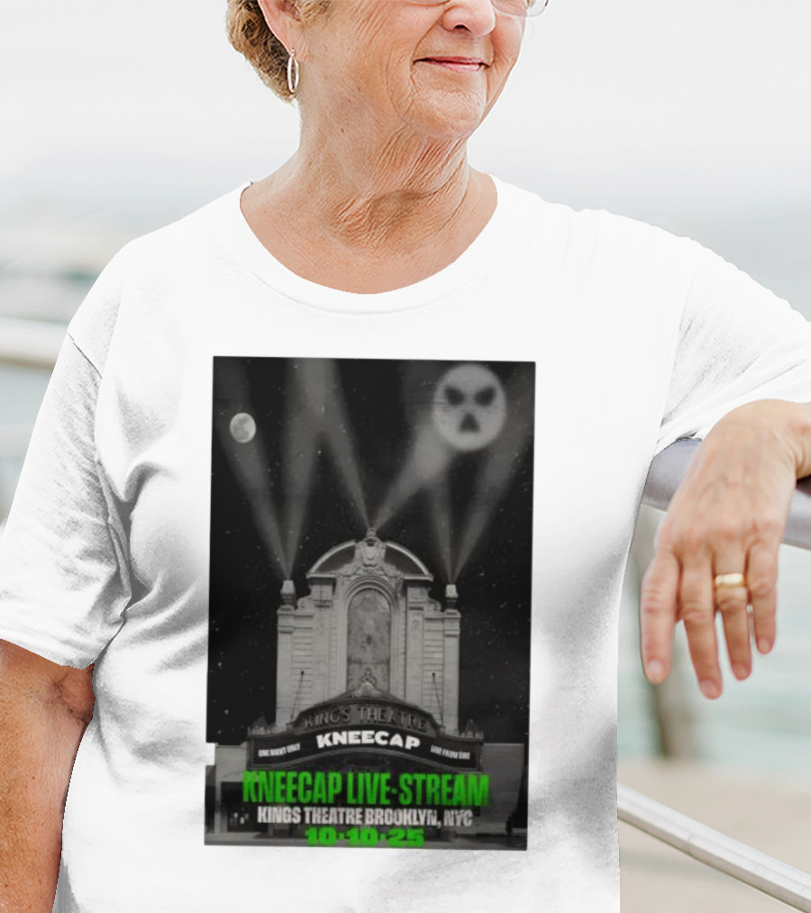 Kings Theatre Kneecap Live Stream Brooklyn NYC 10.10.25 T-Shirt