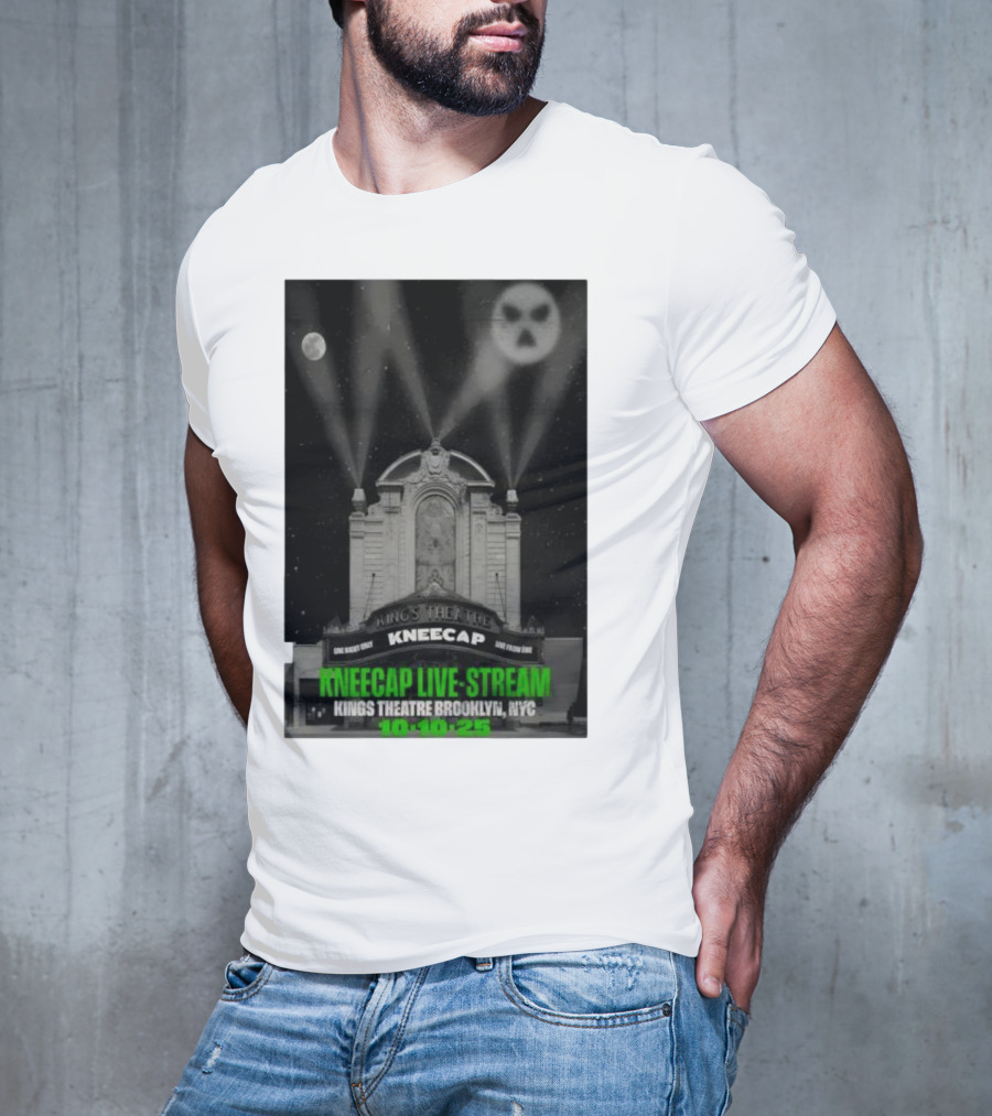 Kings Theatre Kneecap Live Stream Brooklyn NYC 10.10.25 T-Shirt