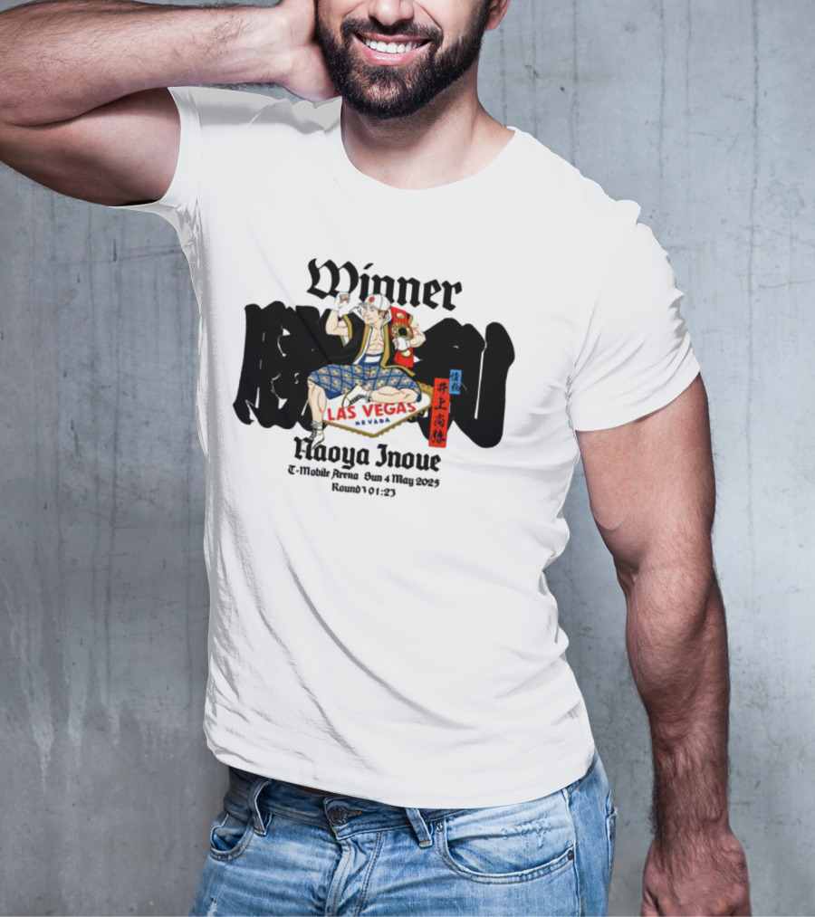 Monster Naoya Inoue Winner Las Vegas Nevada August 25 Round 10 323 T-Shirt