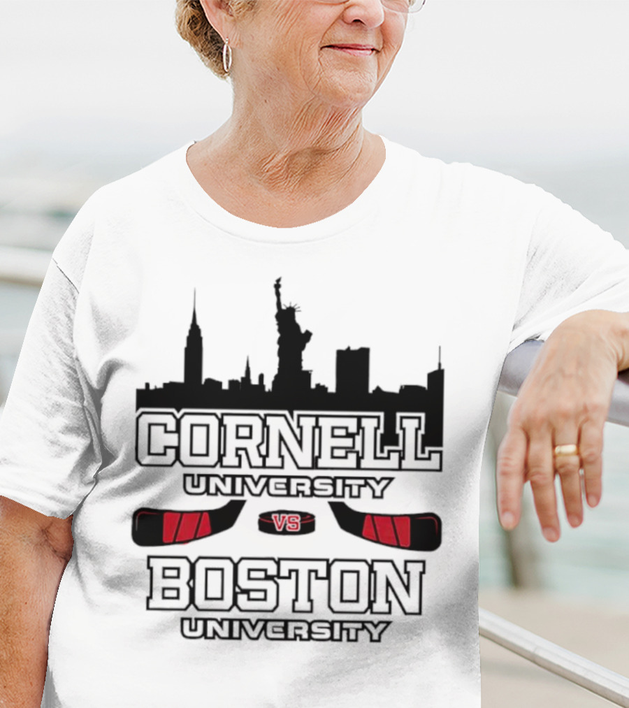 Red Hot Hockey Cornell University Boston University V8 T-Shirt