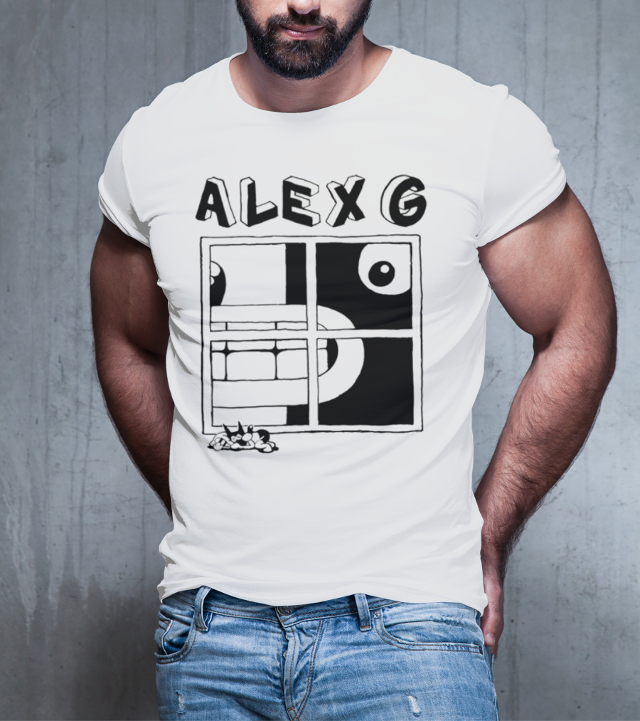Alex G Concert Tour Music Window Design T-Shirt