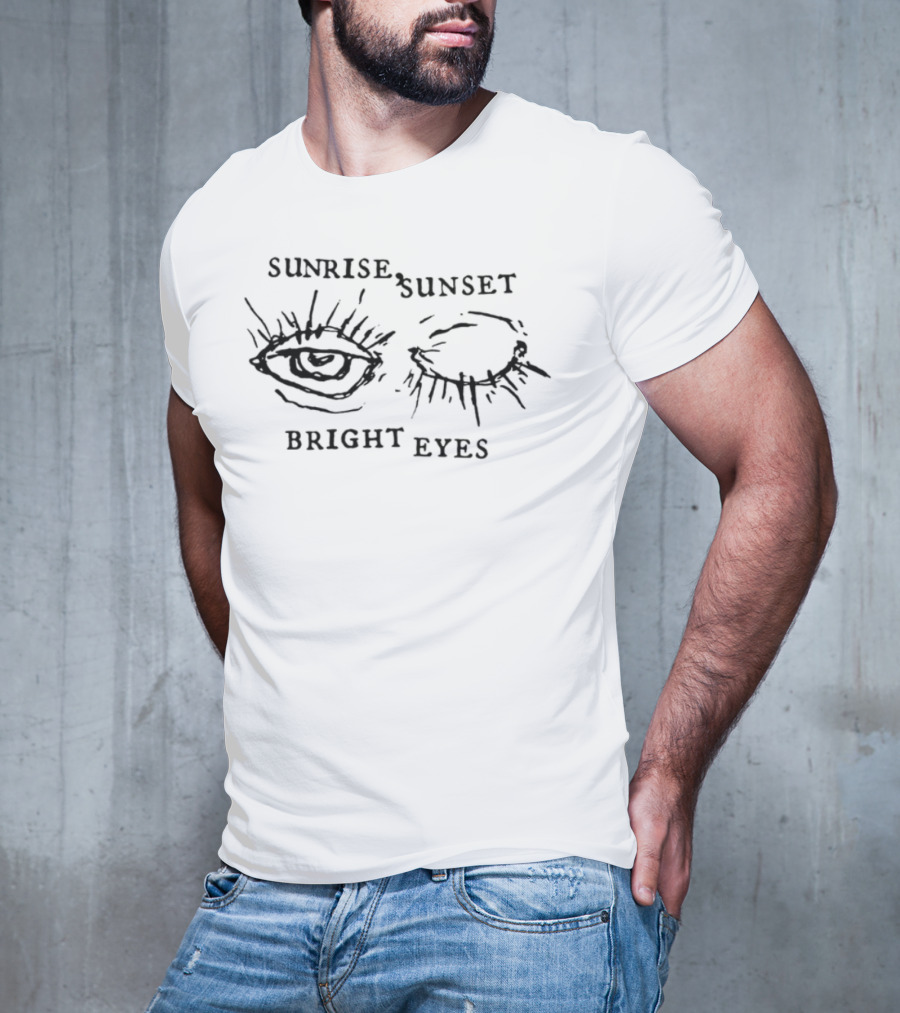 Bright Eyes Sunrise Sunset Youth Lagoon Collaboration T-Shirt