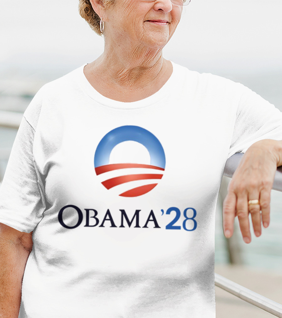 Obama '28 Friendsofthepod Campaign Logo Icon Image T-Shirt