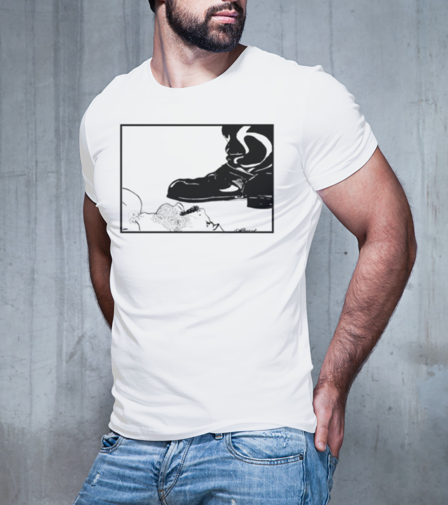 Gay Leather Boot LGBTQ Boseck Bondage Pride T-Shirt