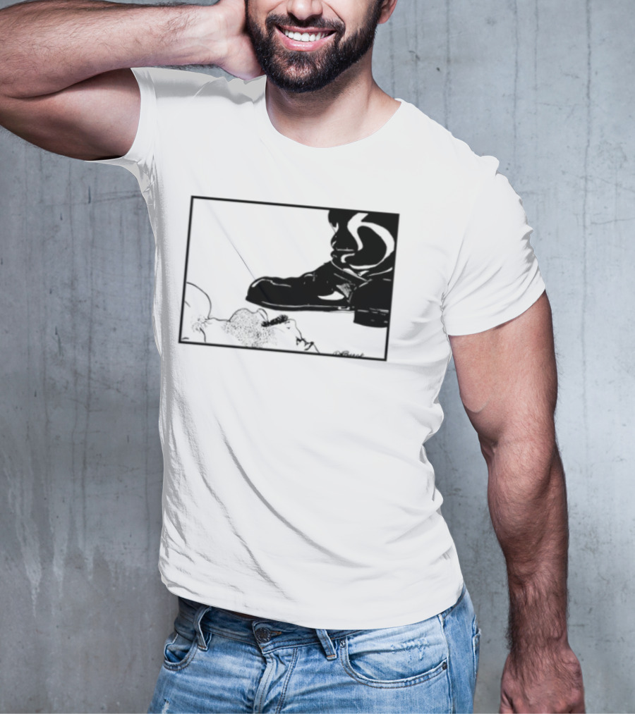 Gay Leather Boot LGBTQ Boseck Bondage Pride T-Shirt